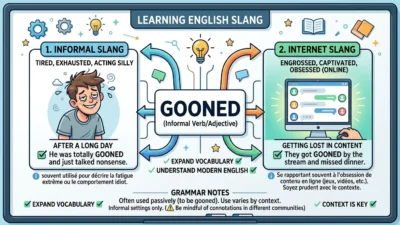 gooned meaning