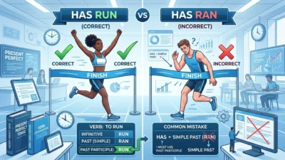 has run vs has ran