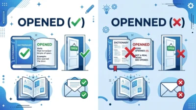 opened vs openned