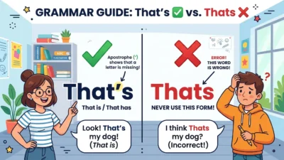 that’s vs thats