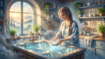 washing dishes dream meaning