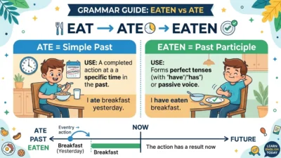 eaten vs ate