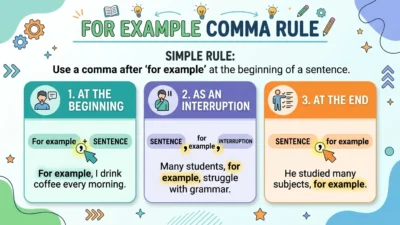 for example comma rule