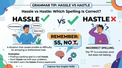 hassle vs hastle