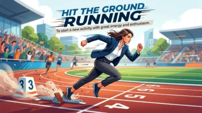 hit the ground running