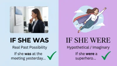 if she was vs if she were