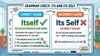 itself vs its self