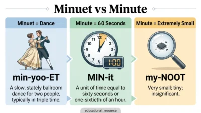 minuet vs minute