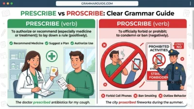 prescribe vs proscribe