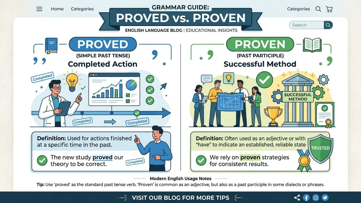 proved vs proven