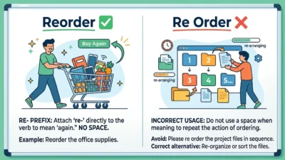 reorder vs re order