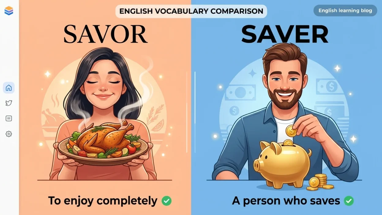 savor vs saver