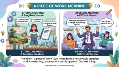 a piece of work meaning