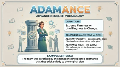 adamance meaning