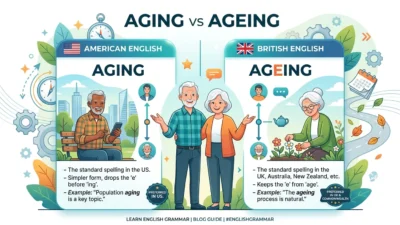 ageing vs aging