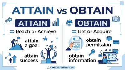 attain vs obtain