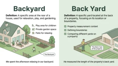 backyard vs back yard