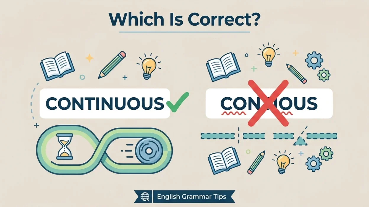 continuous vs contious