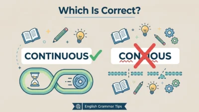 continuous vs contious