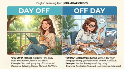 day off vs off day