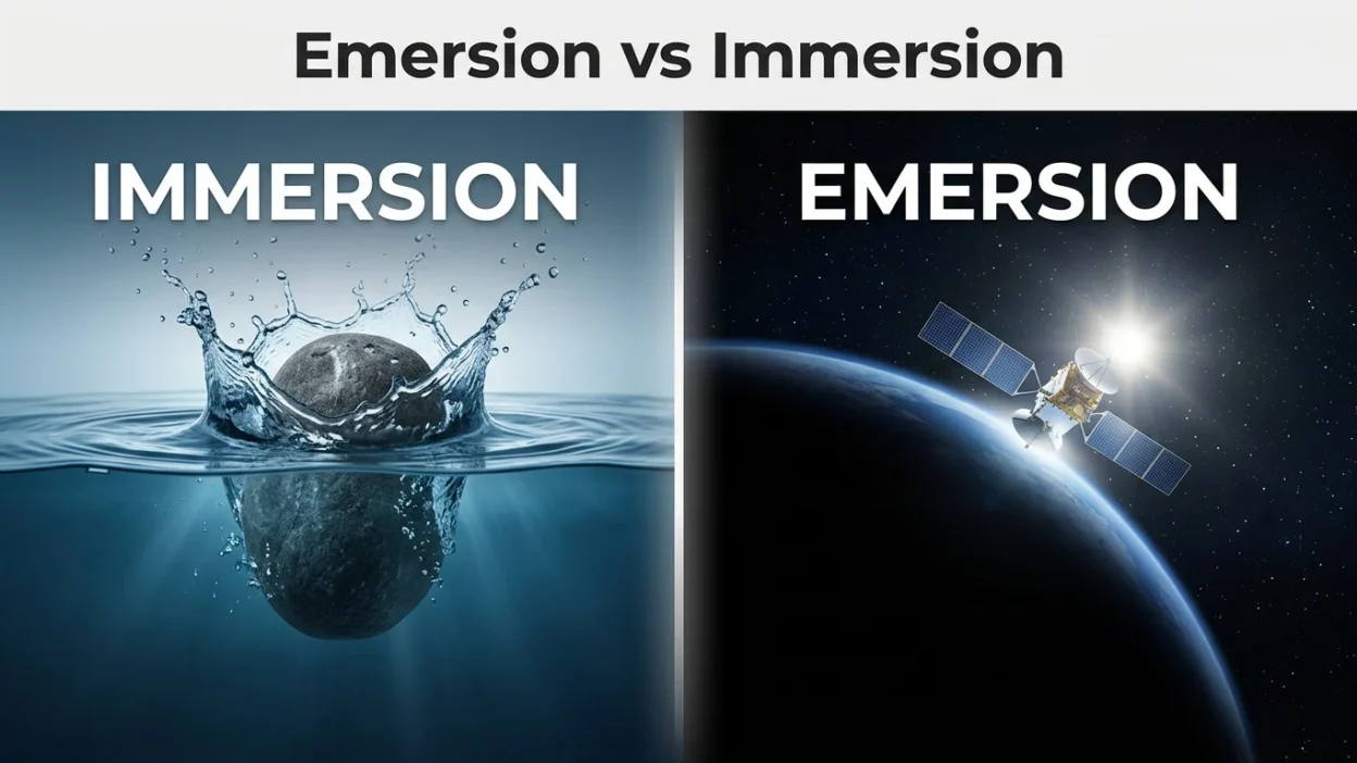 emersion vs immersion