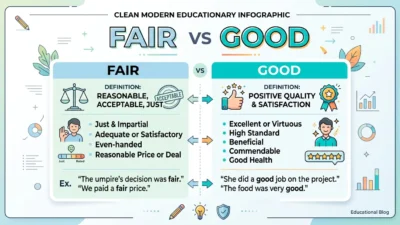 fair vs good