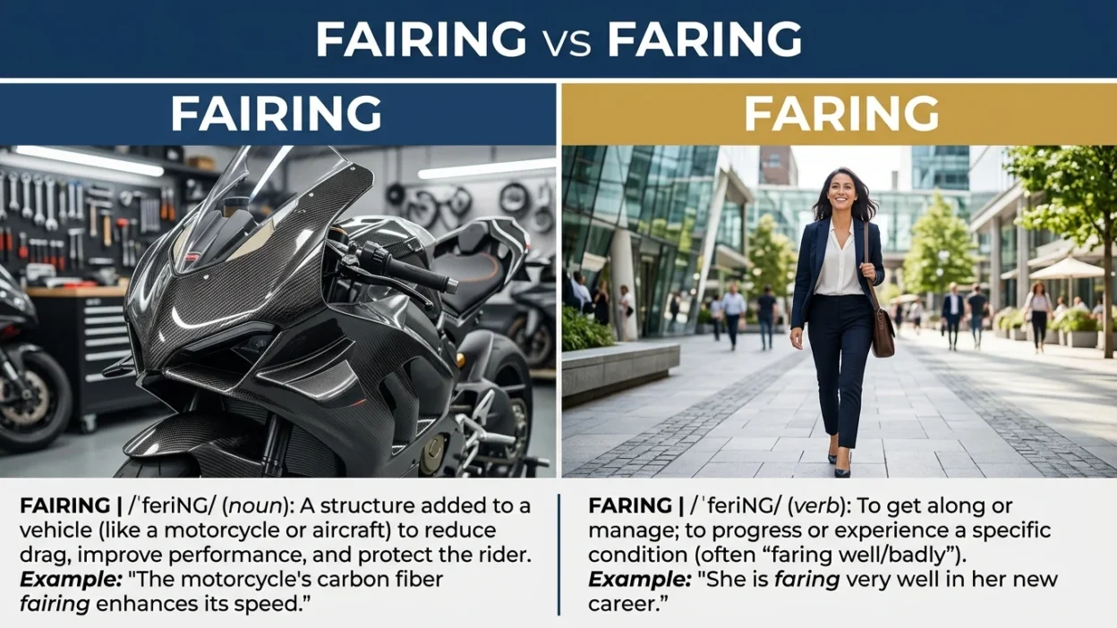 fairing or faring