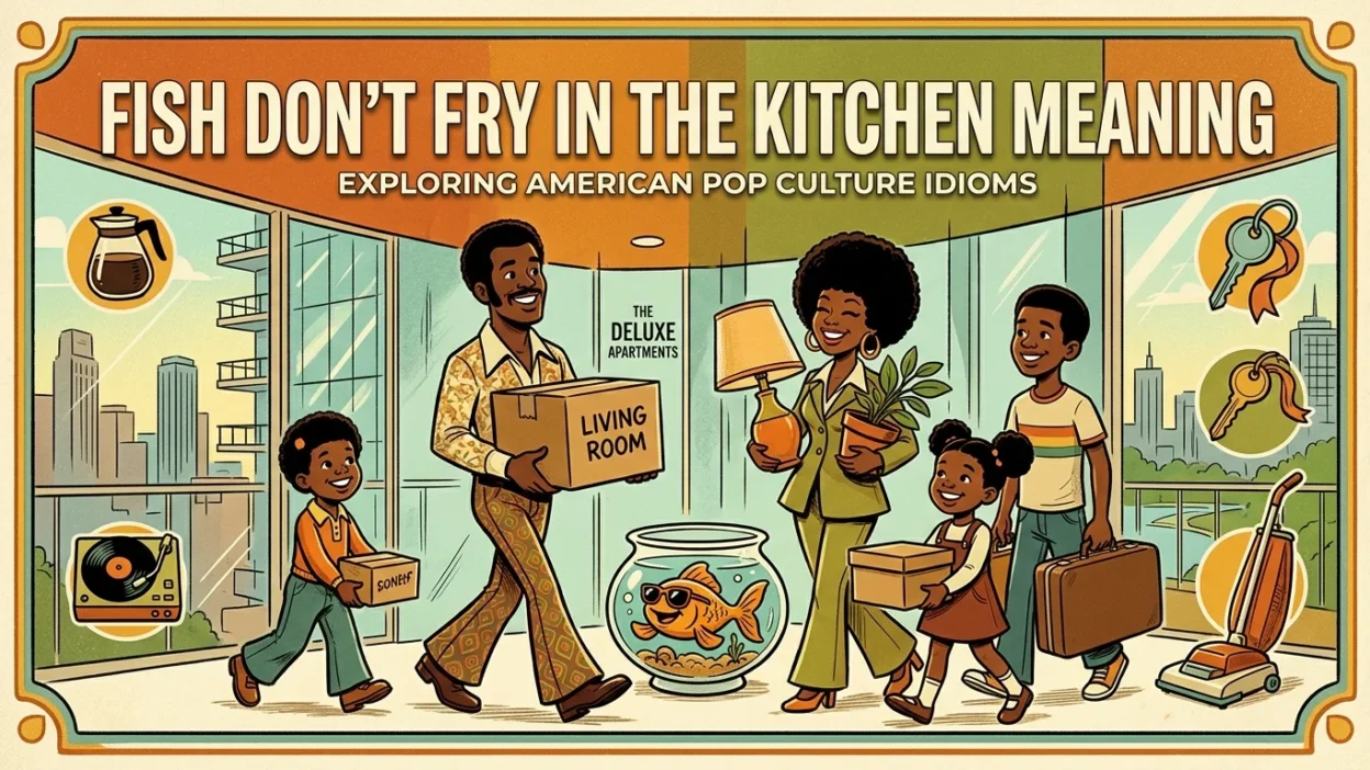 fish don’t fry in the kitchen meaning