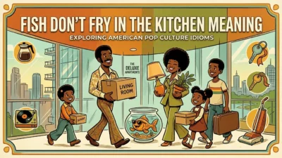 fish don’t fry in the kitchen meaning