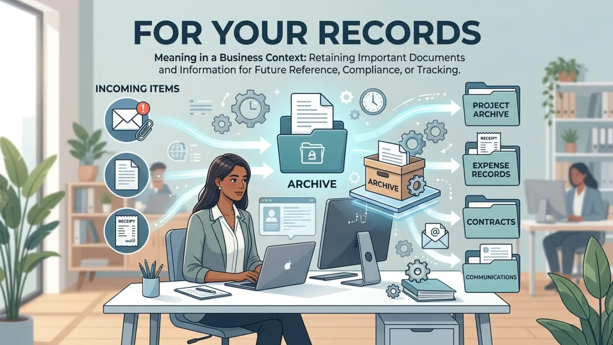 for your records