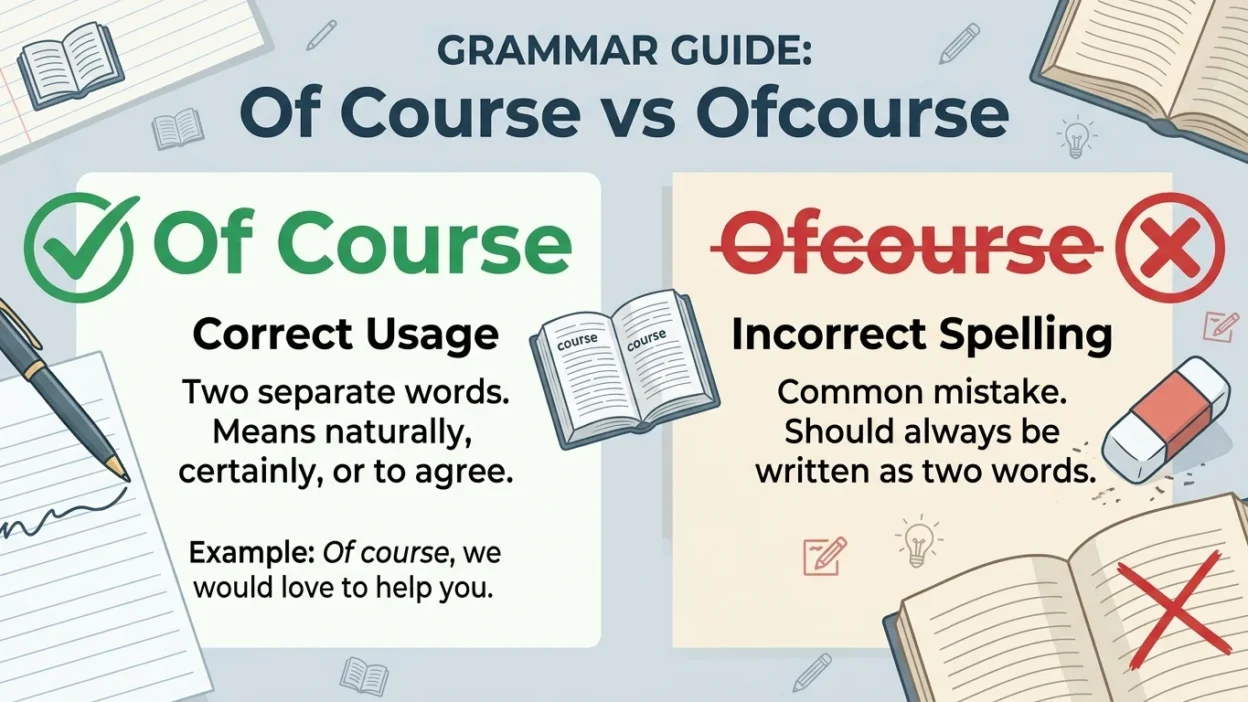 of course vs ofcourse