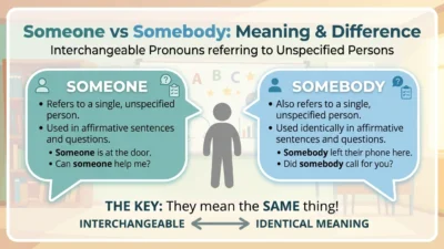 someone vs somebody