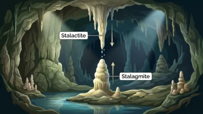 stalactite vs stalagmite