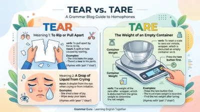 tear vs tare