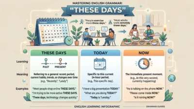 these days usage