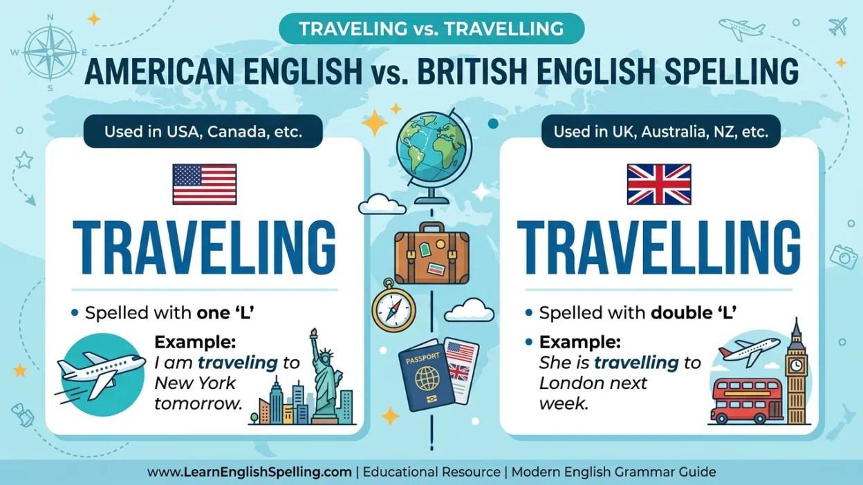 traveling vs travelling