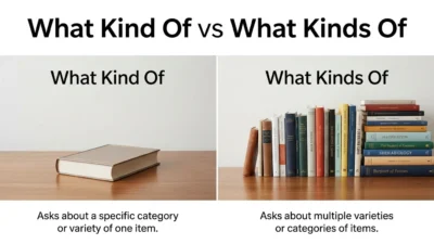 what kind of vs what kinds of