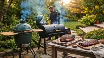kamado grill vs offset smoker comparison