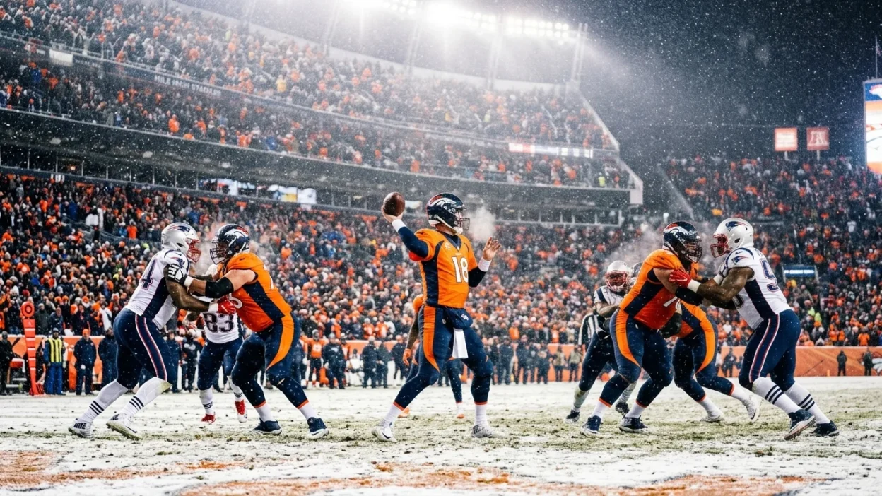 new england patriots vs denver broncos stats