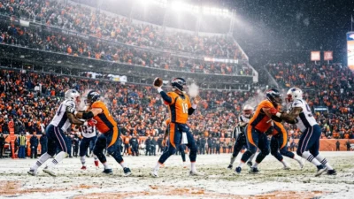 new england patriots vs denver broncos stats