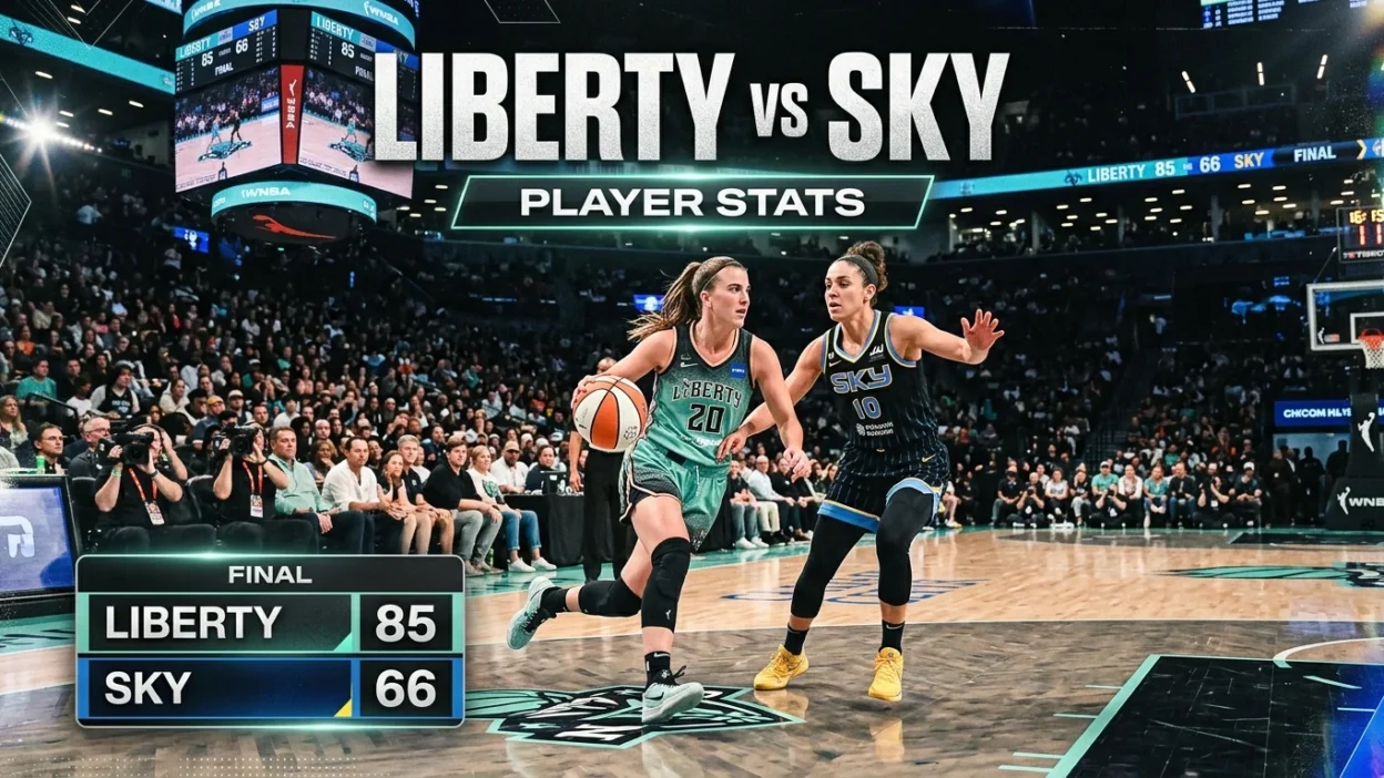 new york liberty vs chicago sky match player stats